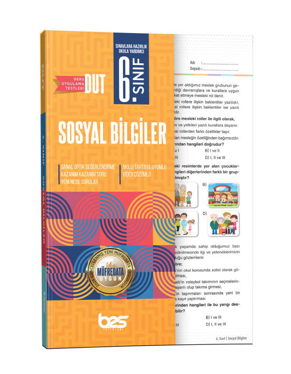BES DUT 06.SINIF UYGULAMA TESTİ SOSYAL B.- 2025-26